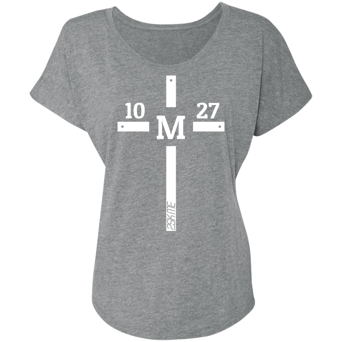 Women&#39;s | Custom Verse Tee | Tri-Blend Dolman Sleeve