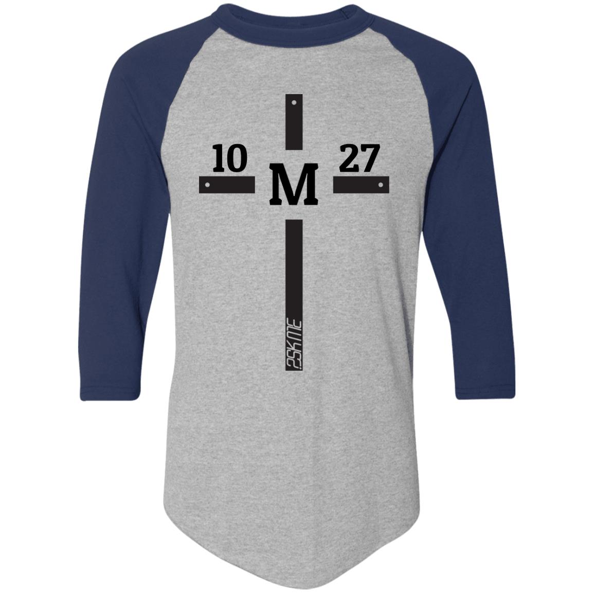 Men&#39;s | Multi-Color | Custom Verse Performance Tee | 3/4 Raglan Sleeve