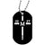 Custom Verse White Dog Tag