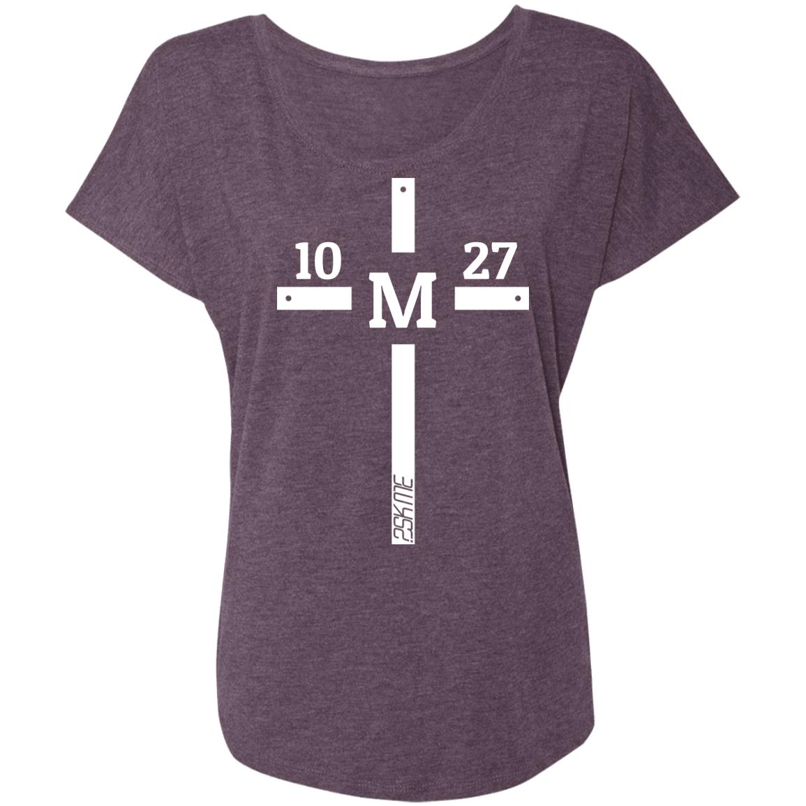 Women&#39;s | Custom Verse Tee | Tri-Blend Dolman Sleeve