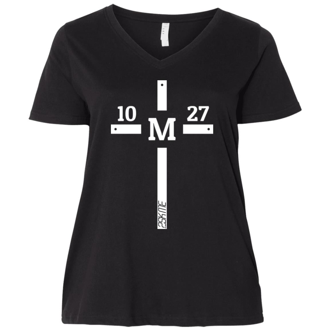 Women&#39;s | Custom Verse Curvy V-Neck Tee