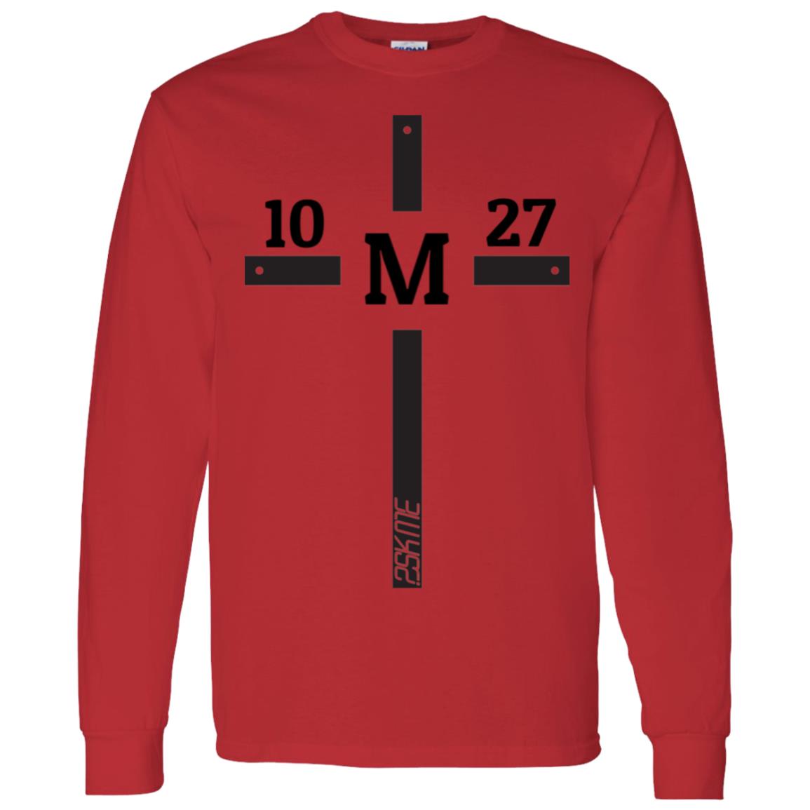 Men&#39;s | Custom Verse 100% Cotton Preshrunk Long Sleeve