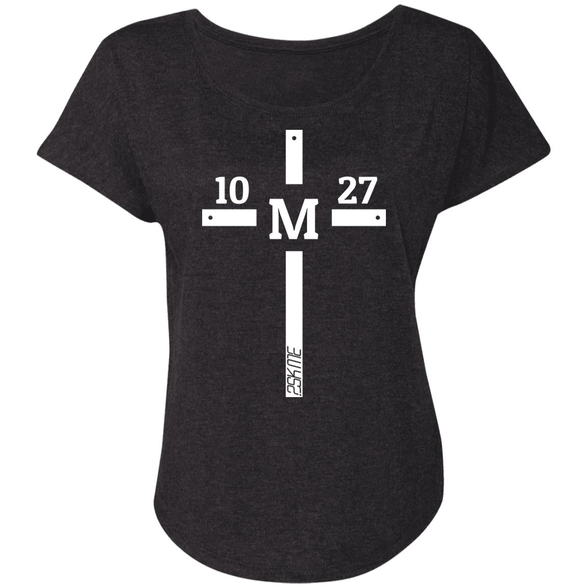 Women&#39;s | Custom Verse Tee | Tri-Blend Dolman Sleeve