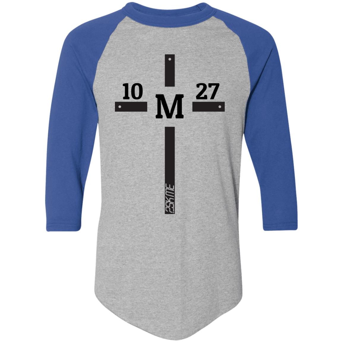 Men&#39;s | Multi-Color | Custom Verse Performance Tee | 3/4 Raglan Sleeve