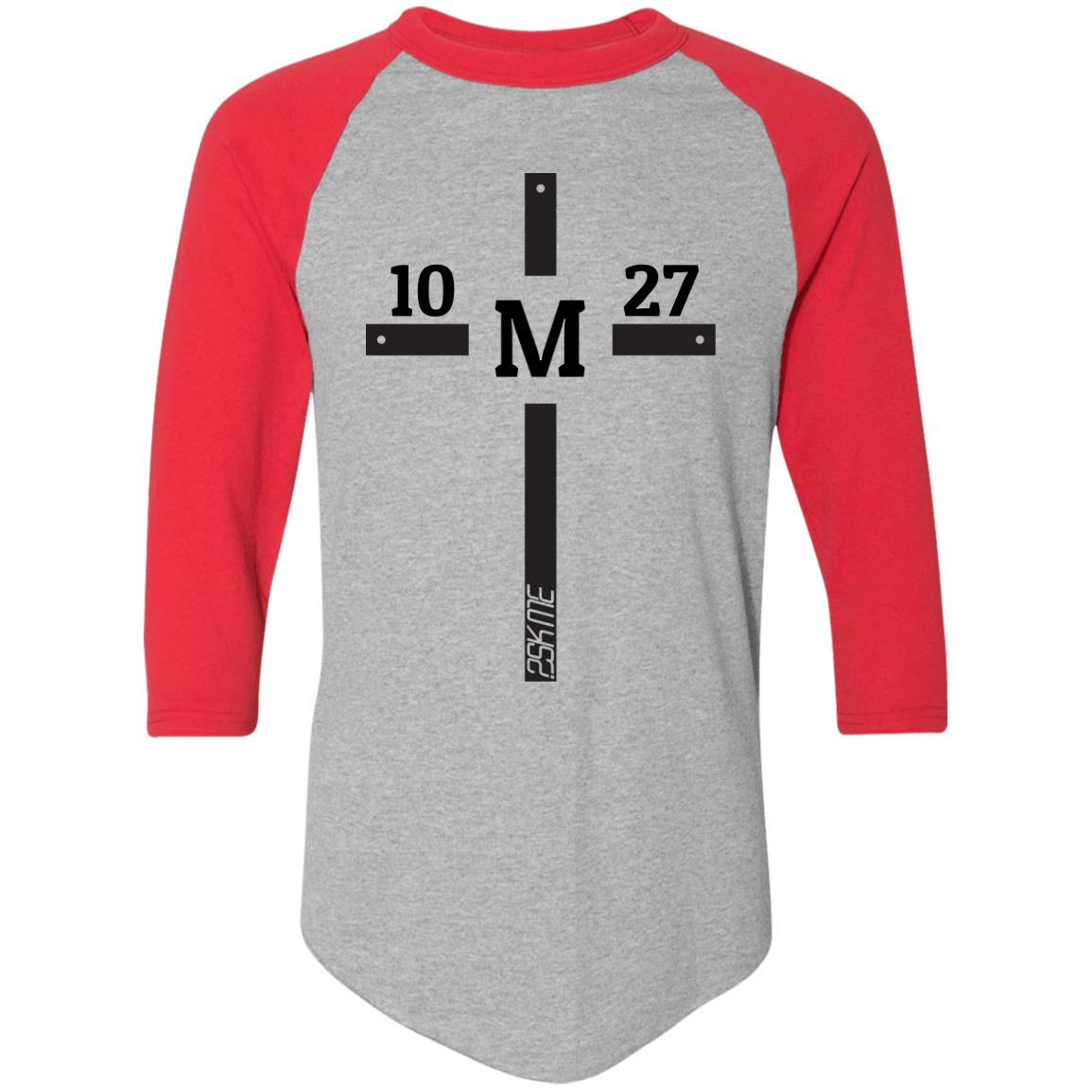 Men&#39;s | Multi-Color | Custom Verse Performance Tee | 3/4 Raglan Sleeve