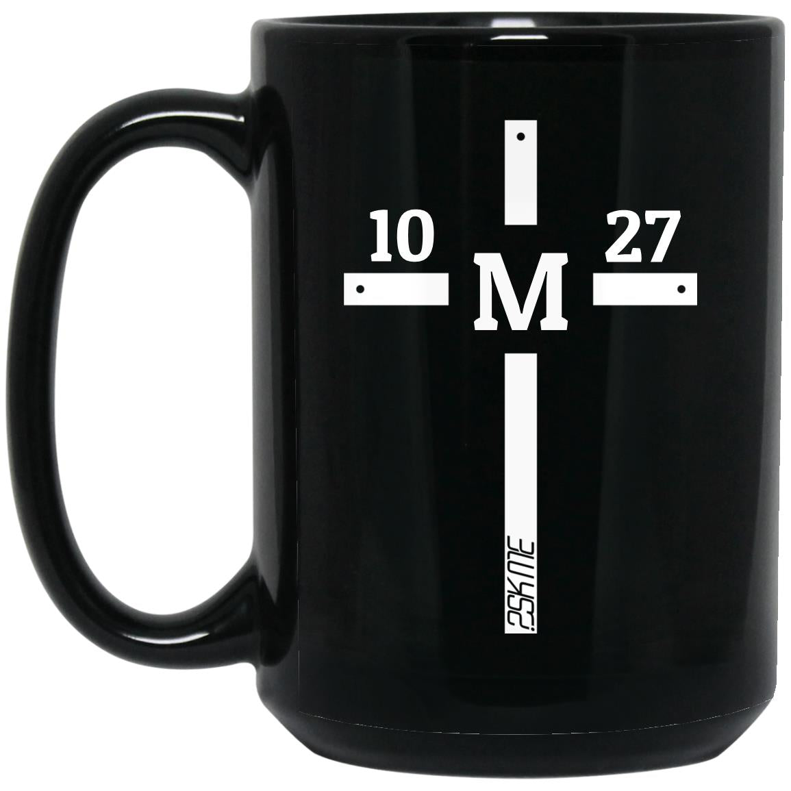 Custom Verse Black Mug | 15 oz