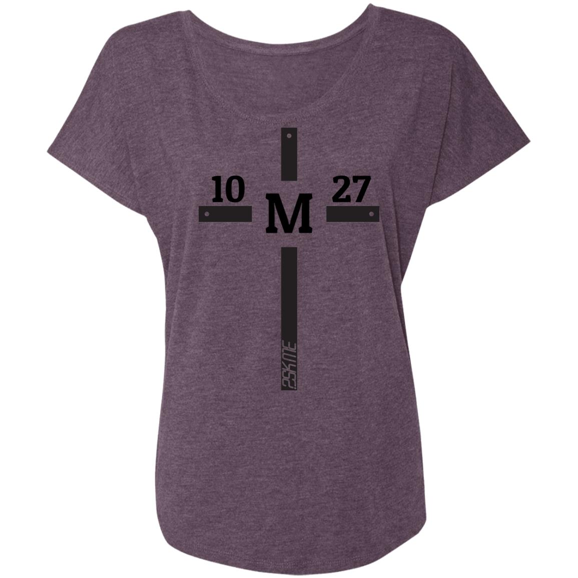 Women&#39;s | Custom Verse Tee | Tri-Blend Dolman Sleeve