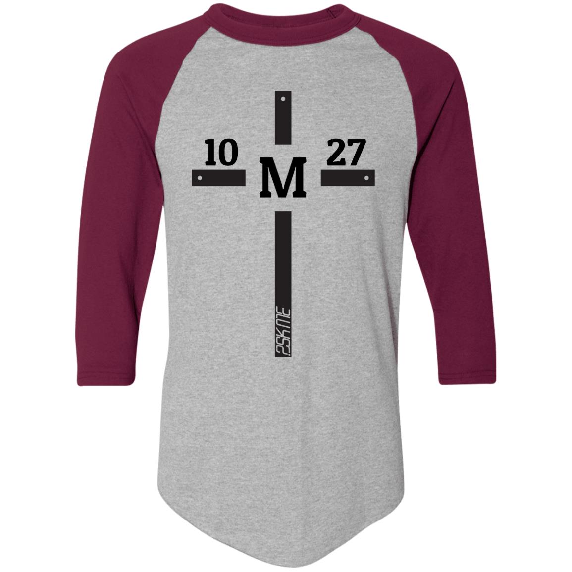 Men&#39;s | Multi-Color | Custom Verse Performance Tee | 3/4 Raglan Sleeve