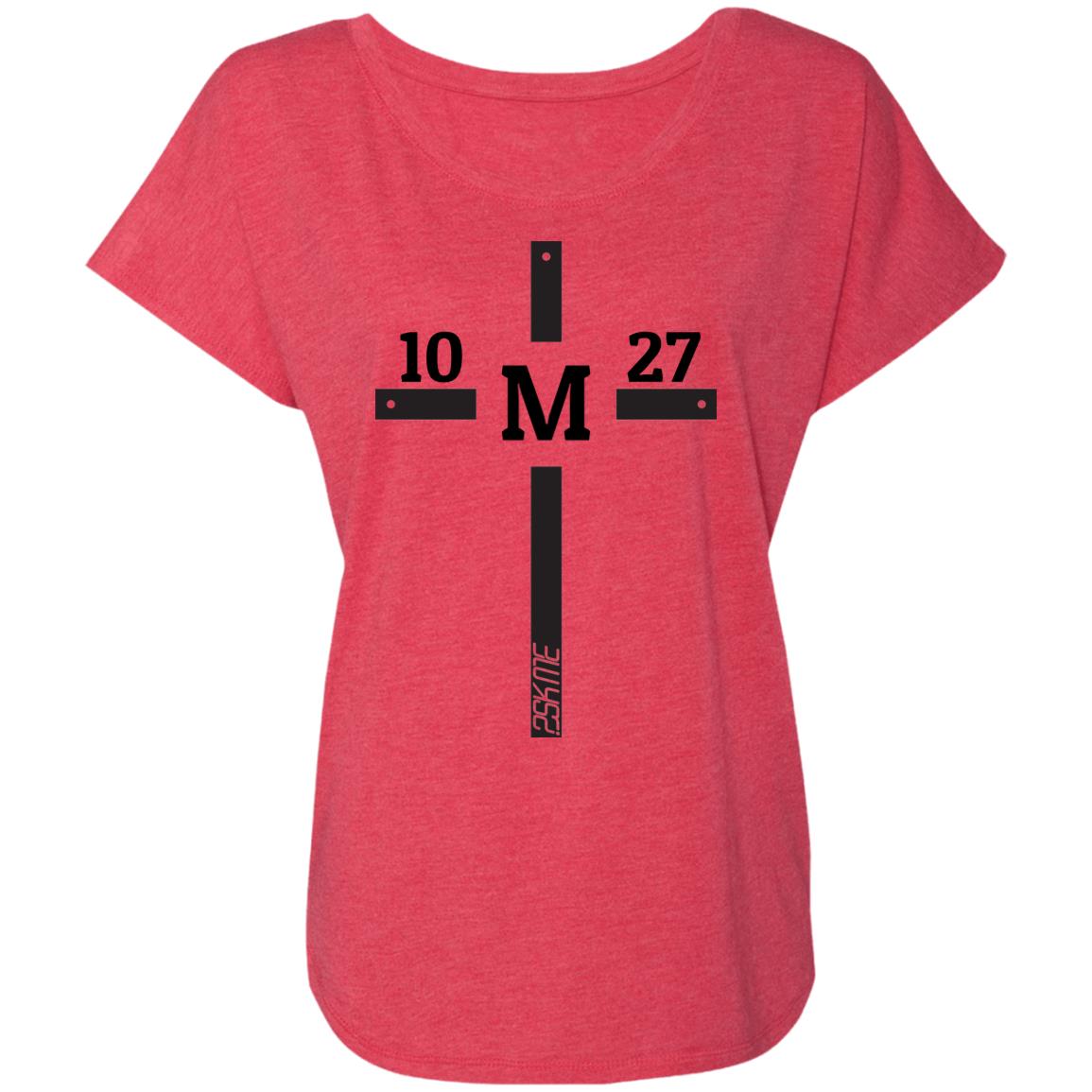 Women&#39;s | Custom Verse Tee | Tri-Blend Dolman Sleeve