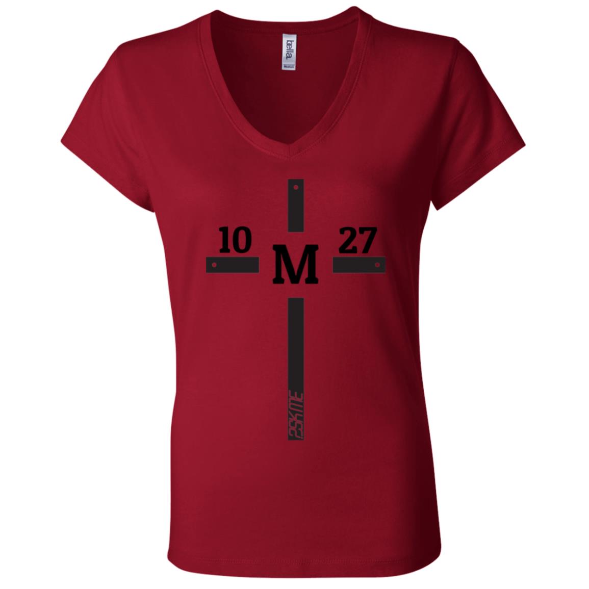 Women&#39;s | Custom Verse Tee | Jersey V-Neck