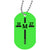 Custom Verse White Dog Tag