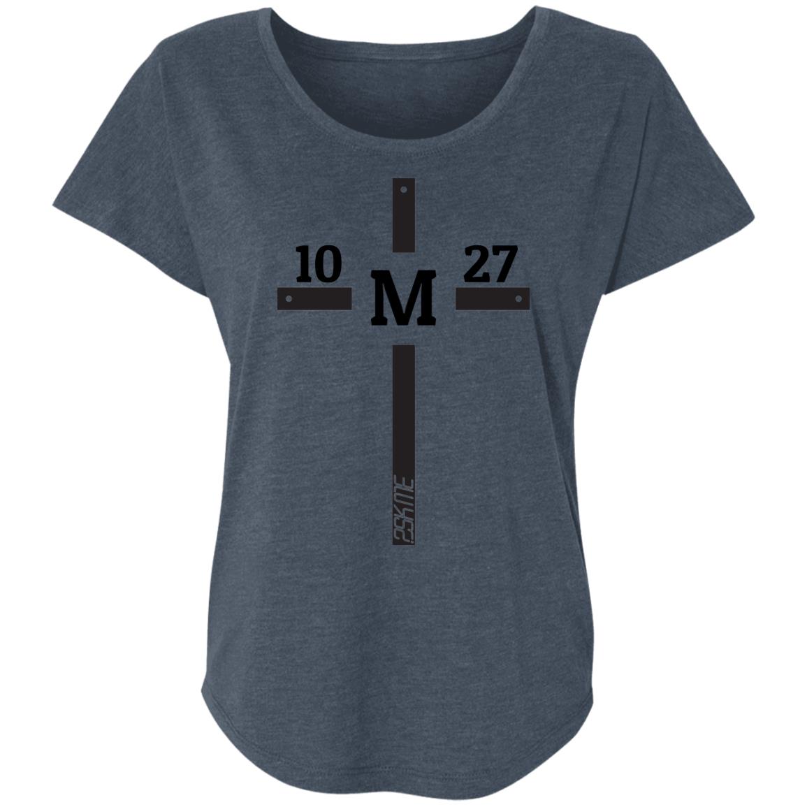 Women&#39;s | Custom Verse Tee | Tri-Blend Dolman Sleeve