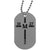 Custom Verse Silver Dog Tag