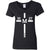 Women's | Custom Verse 100% Preshrunk Cotton V-Neck Tee