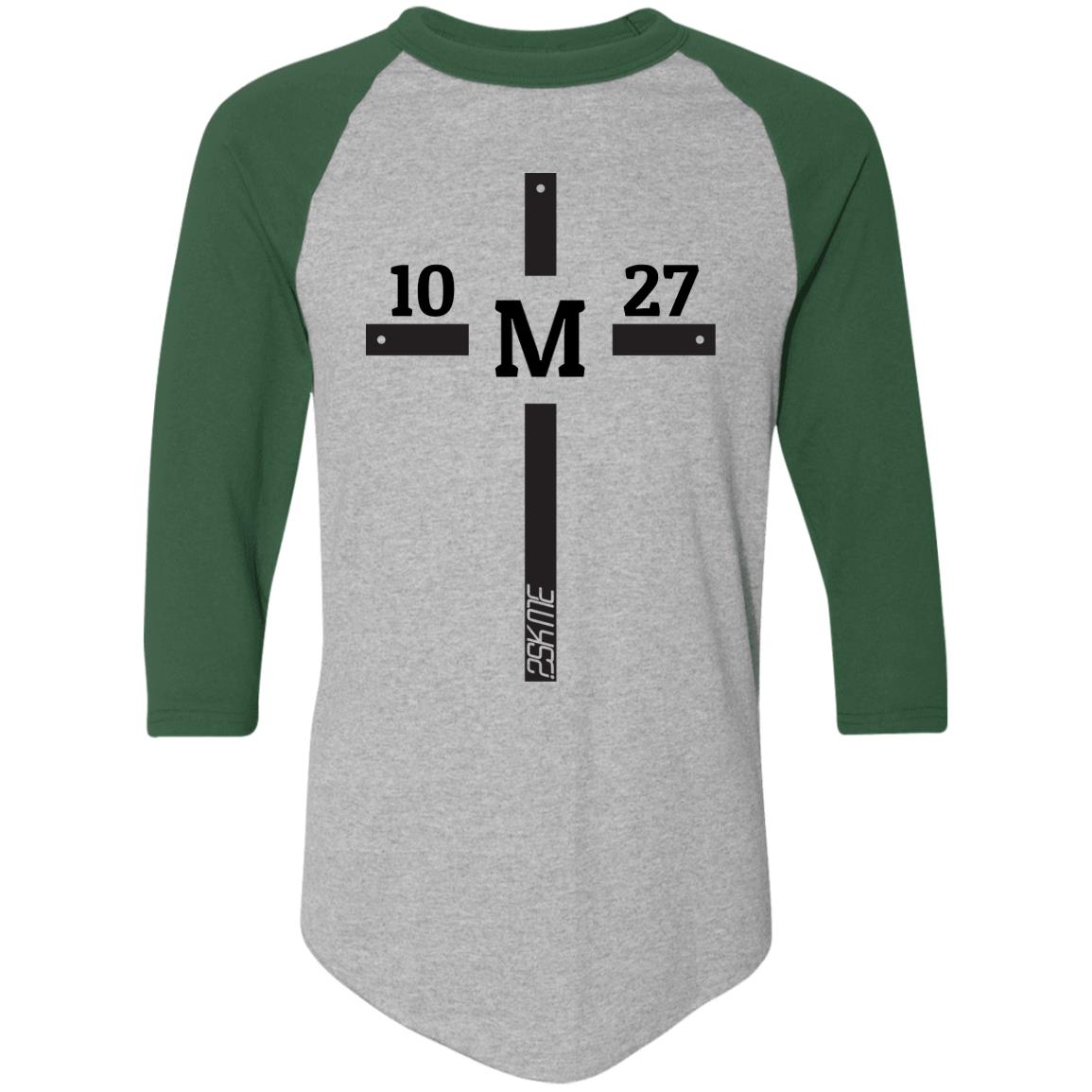 Men&#39;s | Multi-Color | Custom Verse Performance Tee | 3/4 Raglan Sleeve