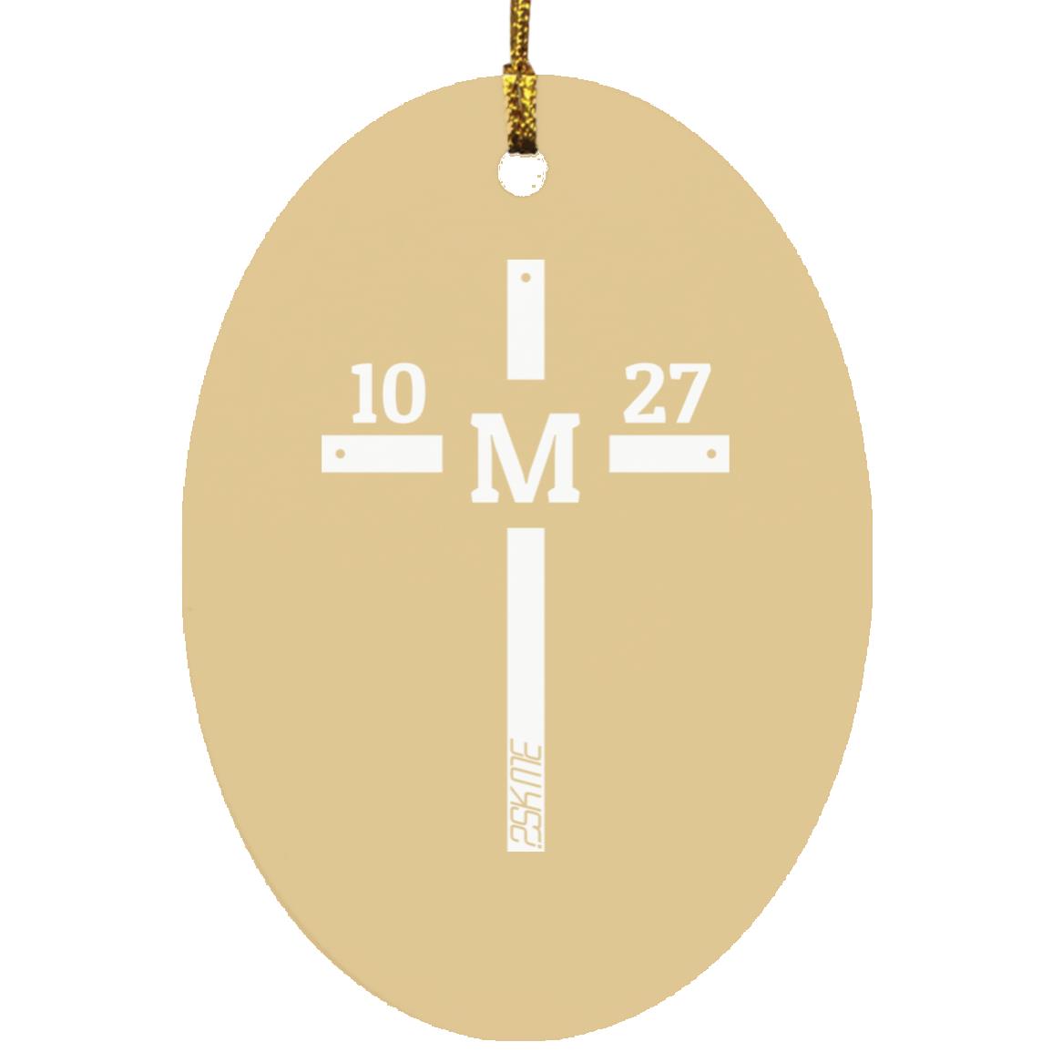 Custom Verse Ornament | Oval