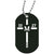 Custom Verse White Dog Tag