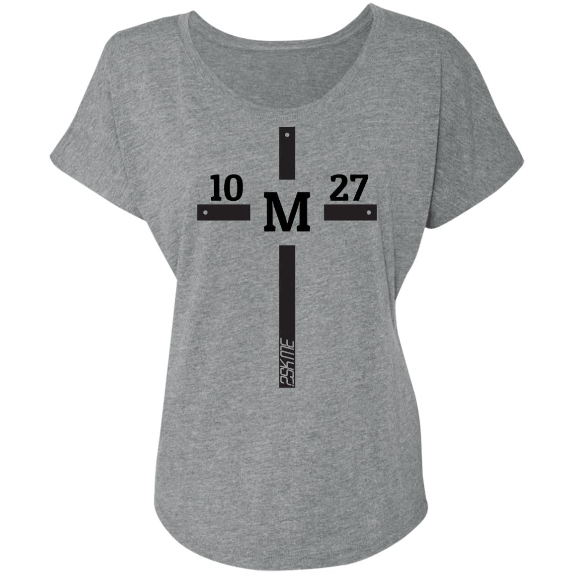 Women&#39;s | Custom Verse Tee | Tri-Blend Dolman Sleeve