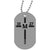 Custom Verse White Dog Tag